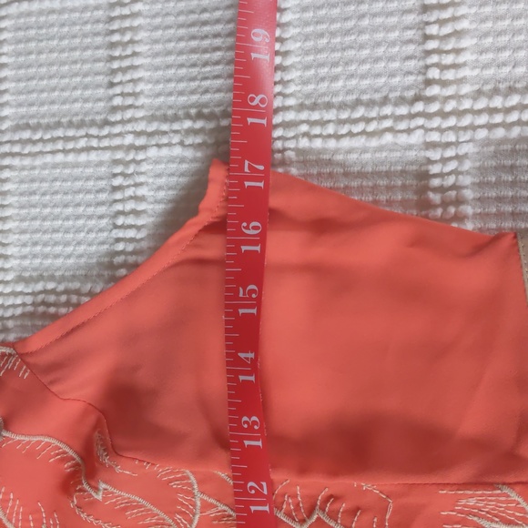 Ryu Coral lined sleeveless dress with mesh panels - Picture 7 of 16